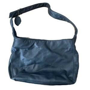 Vintage FairSet Black Pebbled Leather Handbag